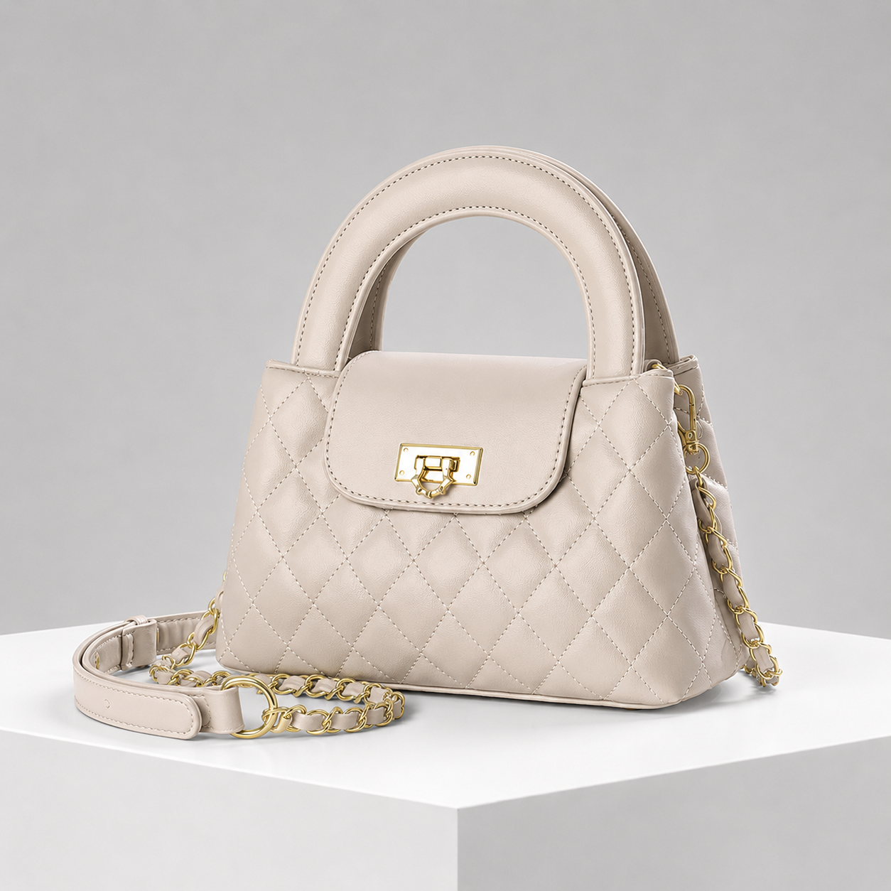 Liora Quilted Leather Handbag