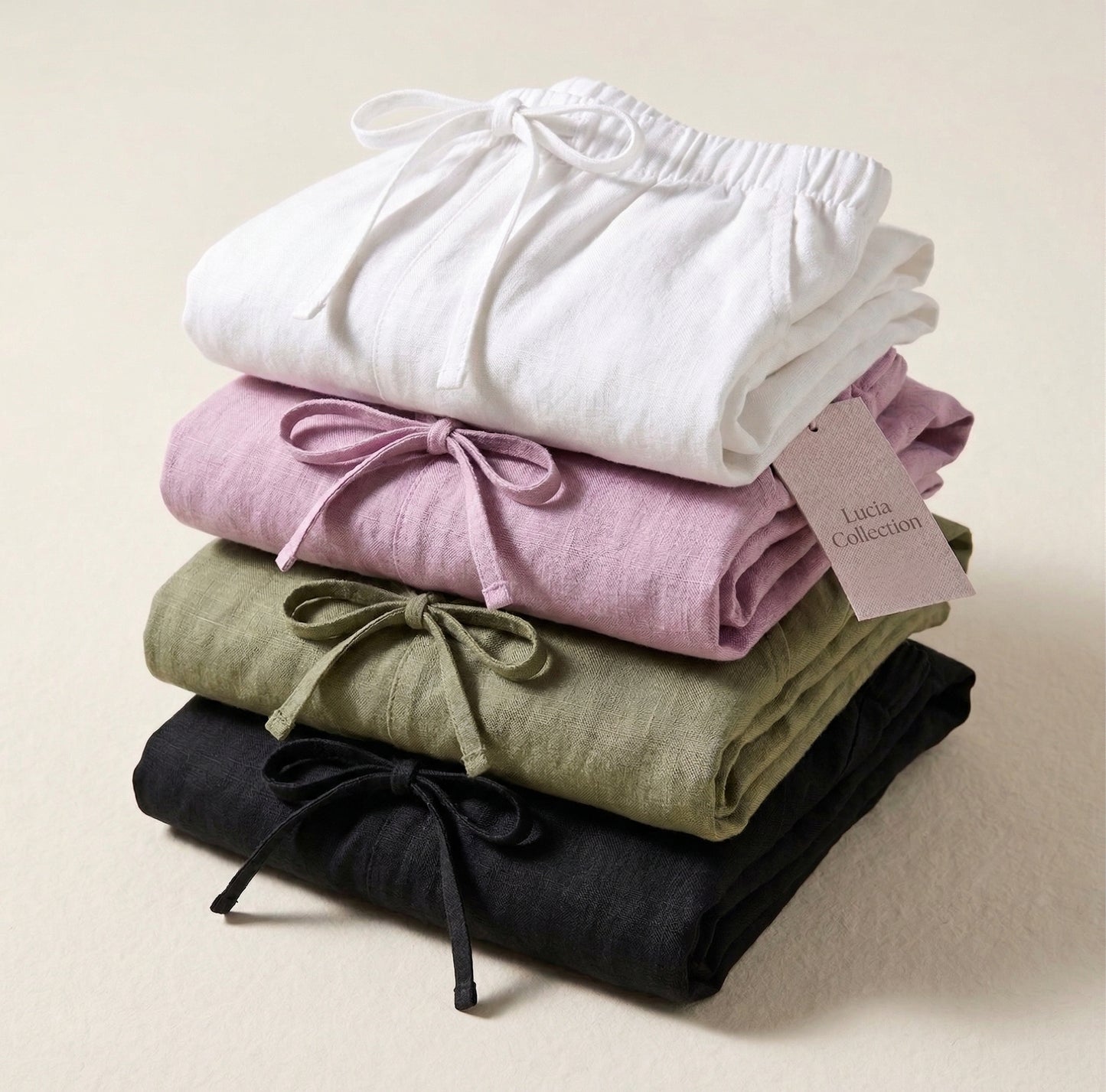 Lucia Linen Drawstring Shorts