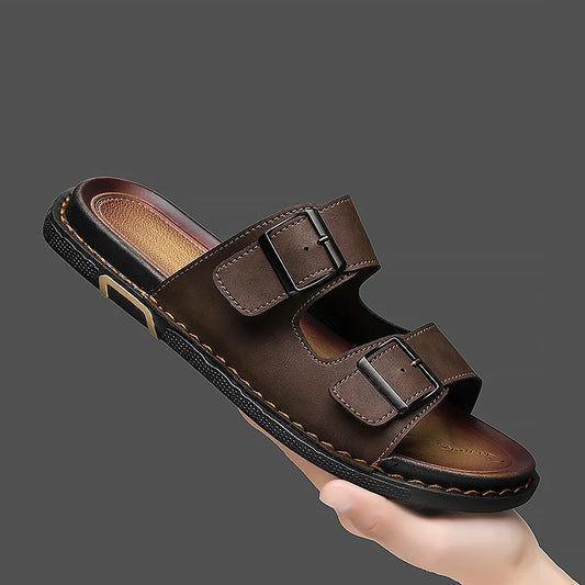 Cavallo Leather Buckle Sandals
