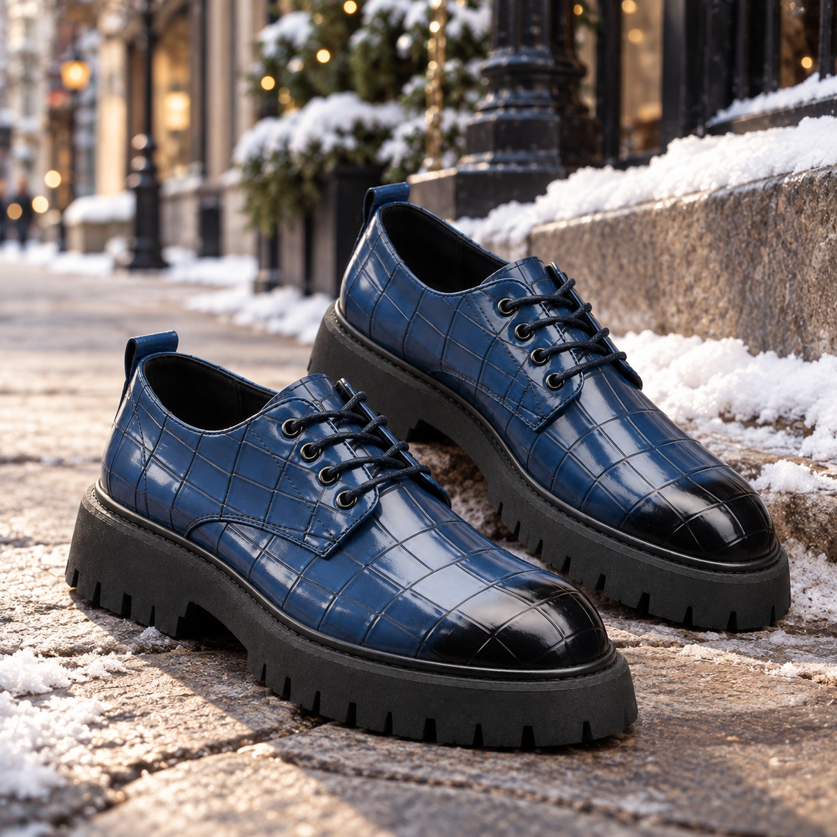 Hayes Leather Lug Sole Shoes