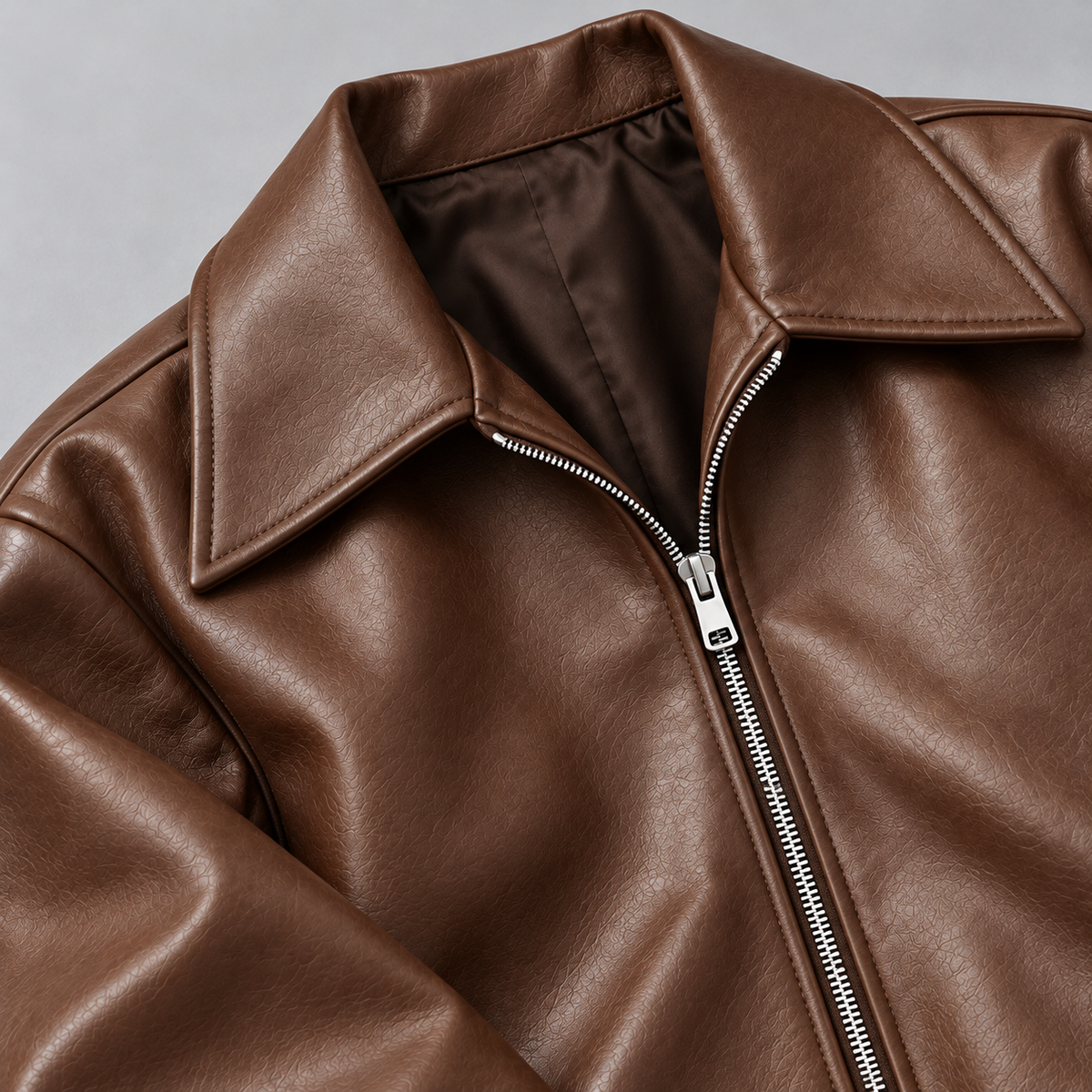 Noelle Leather Cropped Jacket
