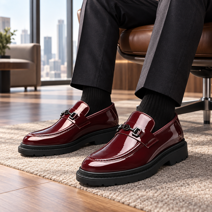 Hayes Leather Lug Sole Loafers