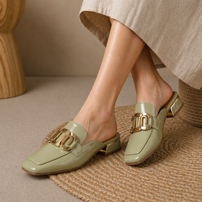 Auremont Leather Mules