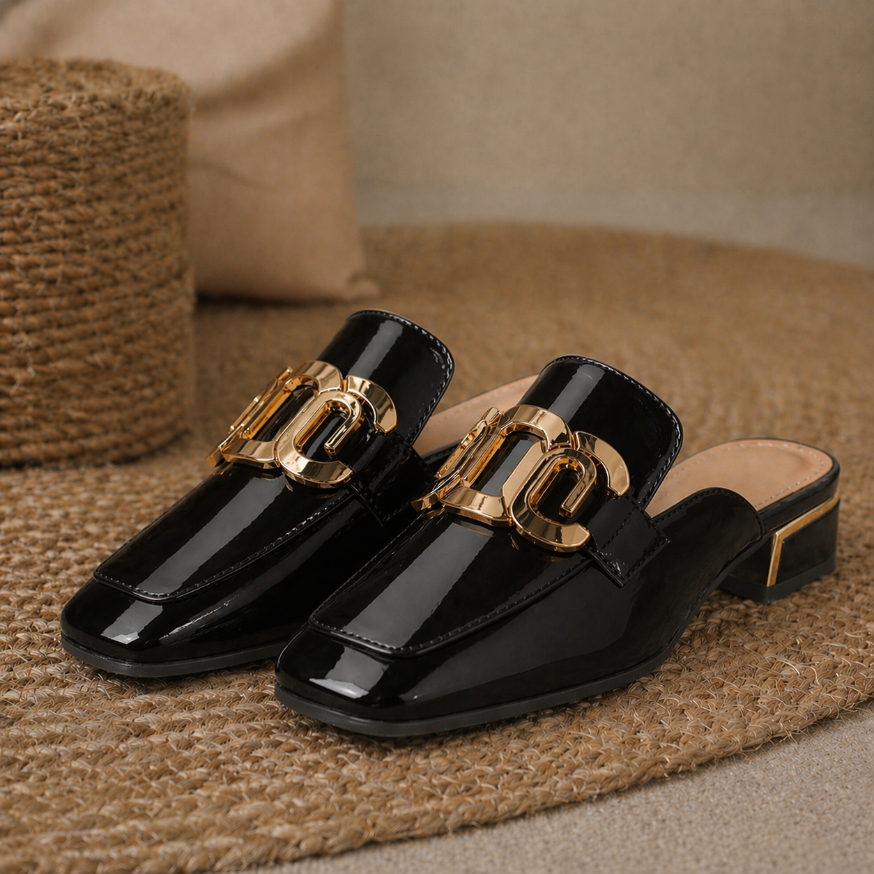 Auremont Leather Mules