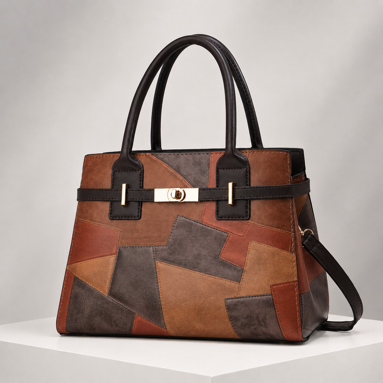 Elise Leather Patchwork Purse