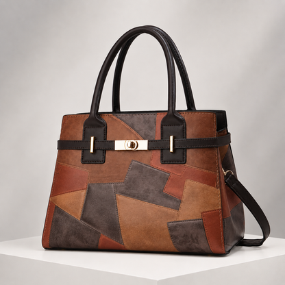 Elise Leather Patchwork Purse