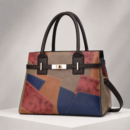Elise Leather Patchwork Purse