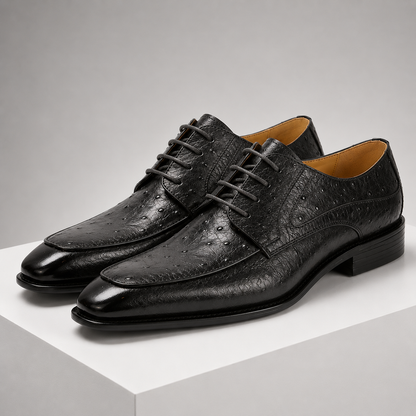 Montrose Genuine Leather Ostrich Shoes