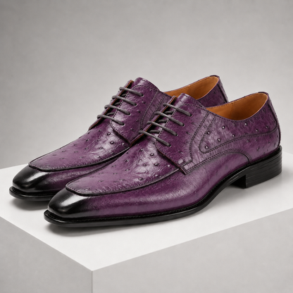 Montrose Genuine Leather Ostrich Shoes