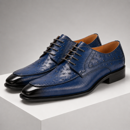 Montrose Genuine Leather Ostrich Shoes
