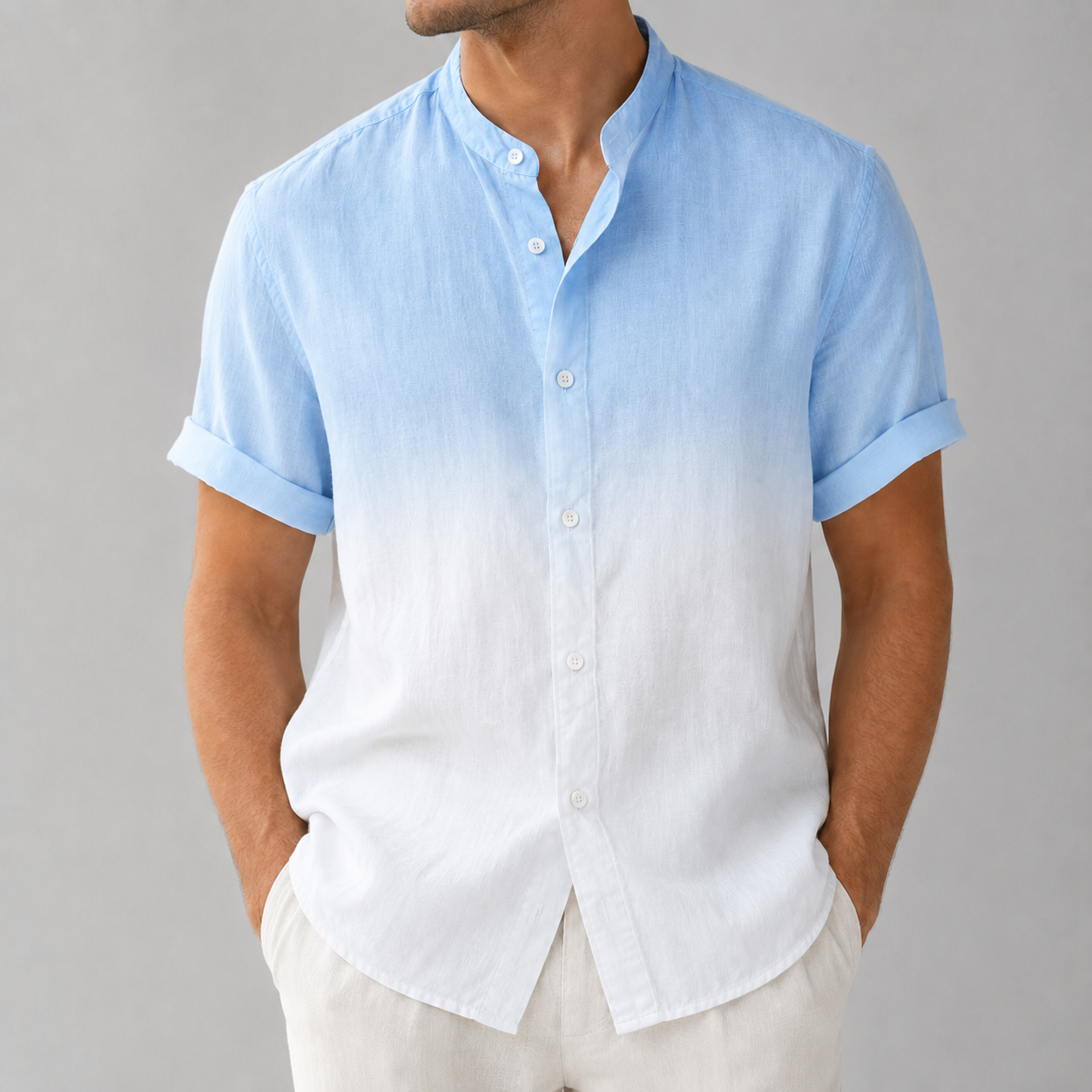 Caspian Linen Button-Up Shirt