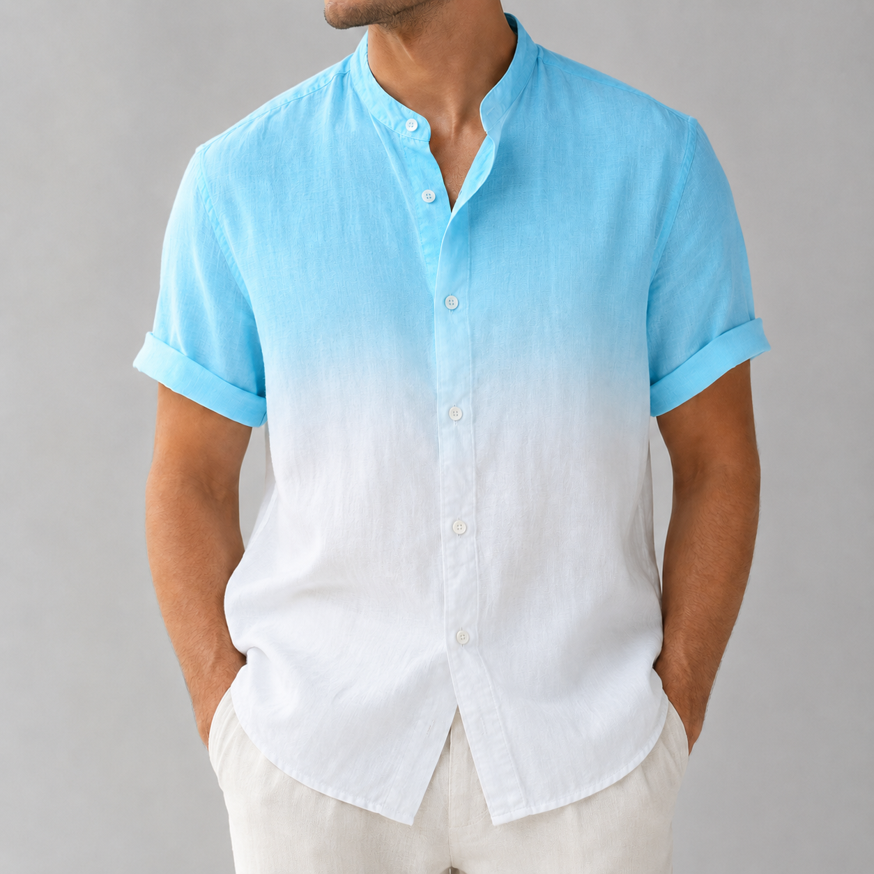 Caspian Linen Button-Up Shirt