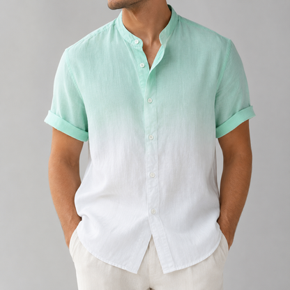 Caspian Linen Button-Up Shirt