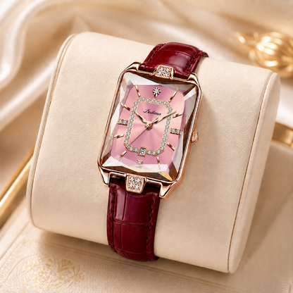 Elara Crystal Dial Watch