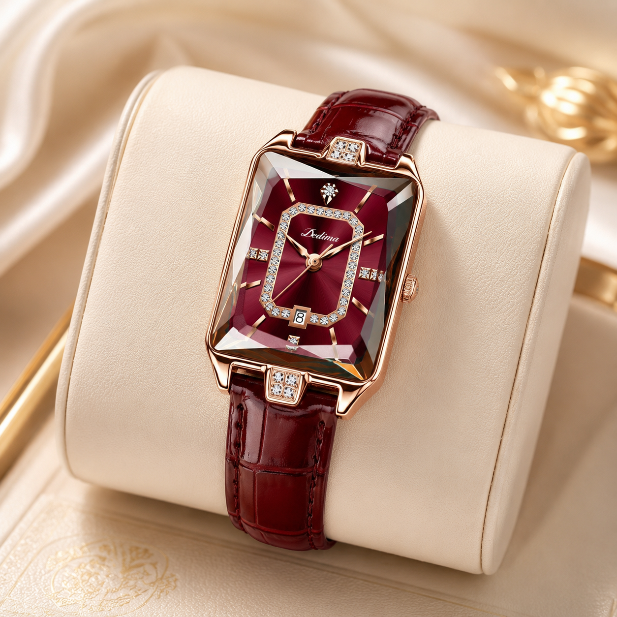 Elara Crystal Dial Watch