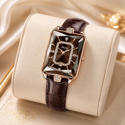 Elara Crystal Dial Watch