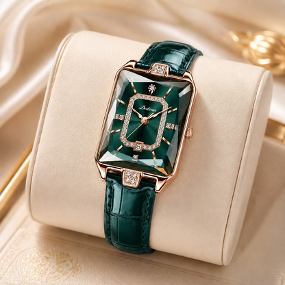 Elara Crystal Dial Watch