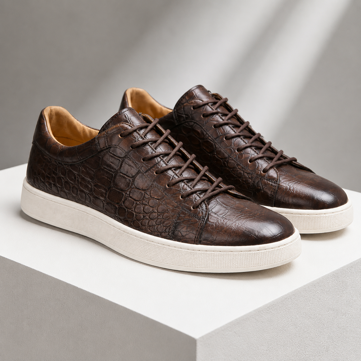 Caspian Genuine Leather Sneakers