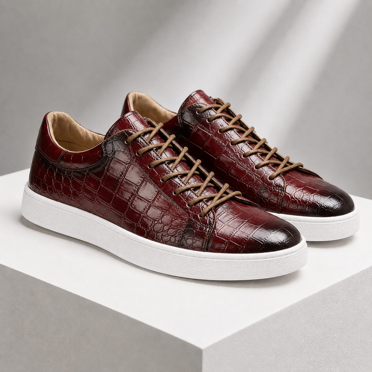 Caspian Genuine Leather Sneakers