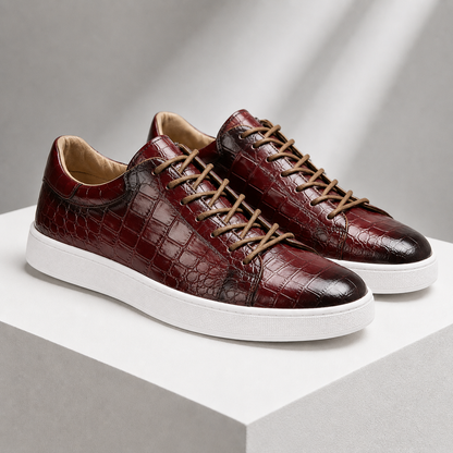 Caspian Genuine Leather Sneakers