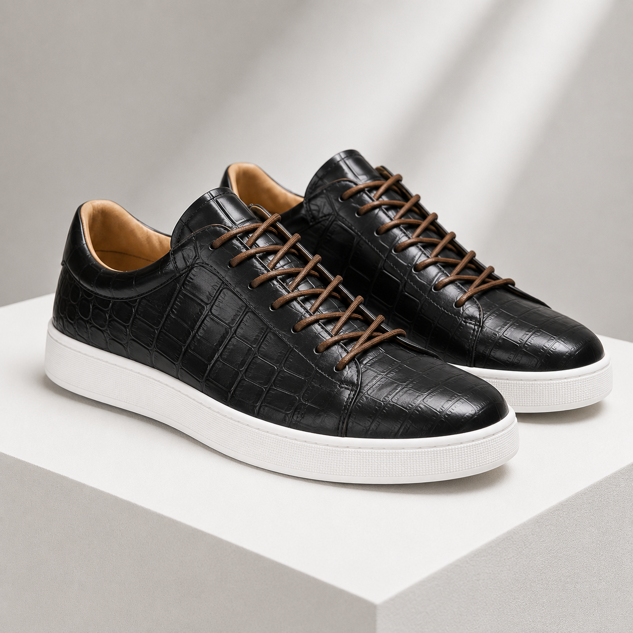 Caspian Genuine Leather Sneakers