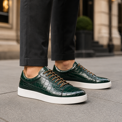 Caspian Genuine Leather Sneakers