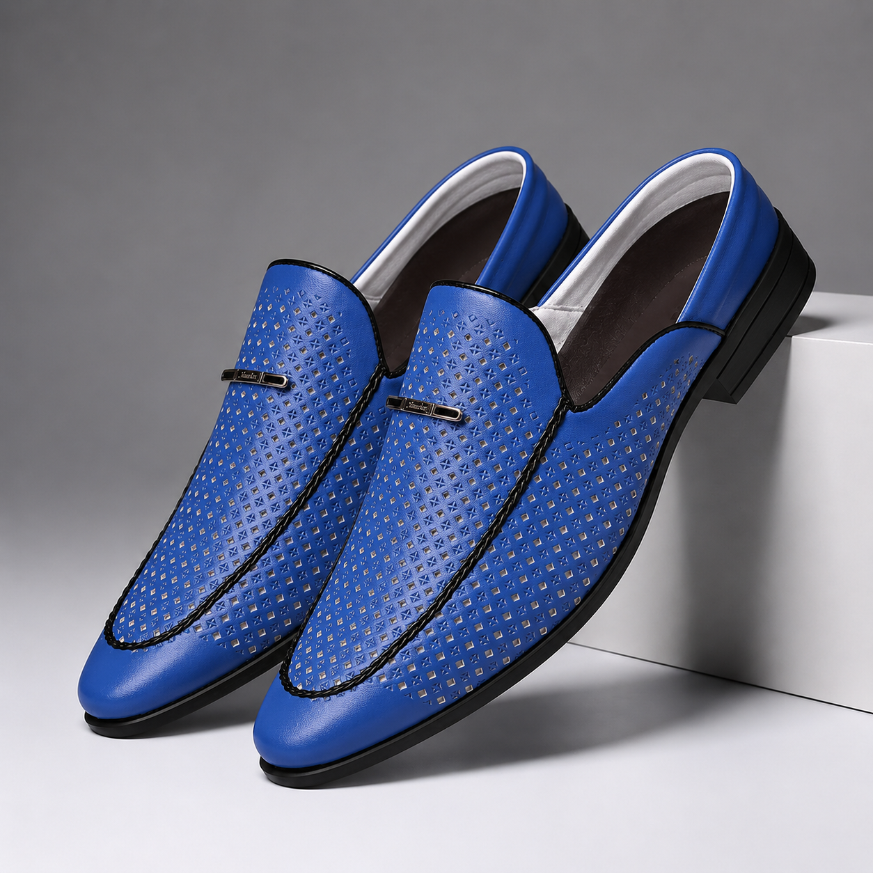 Caspian Leather Slip-On Shoes