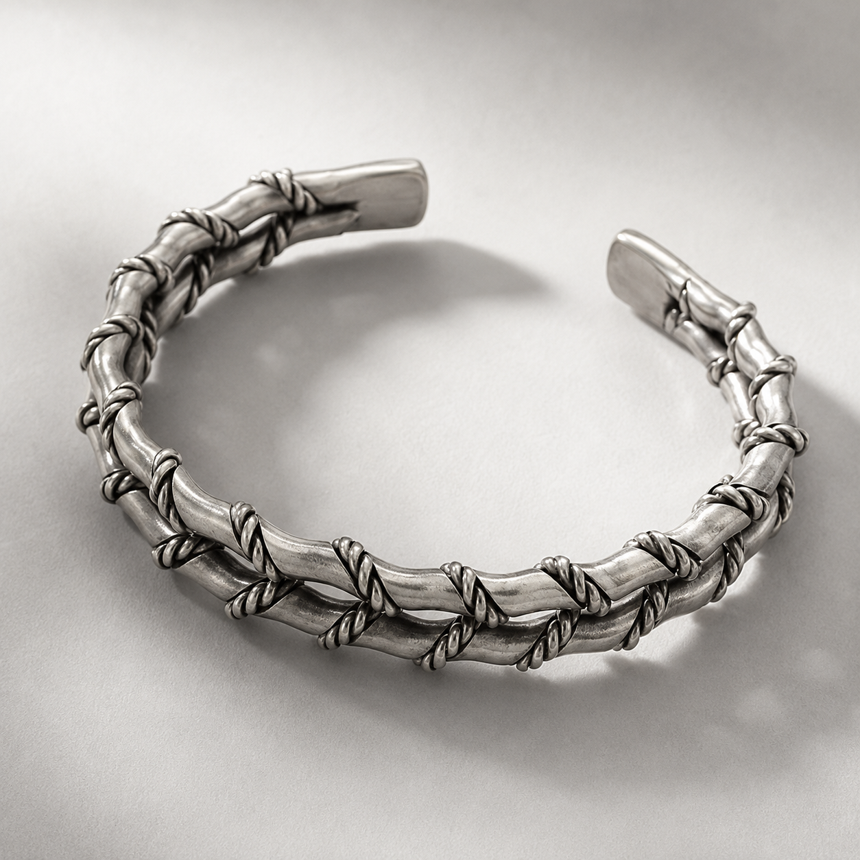 Cavallo Silver Cuff Bracelet