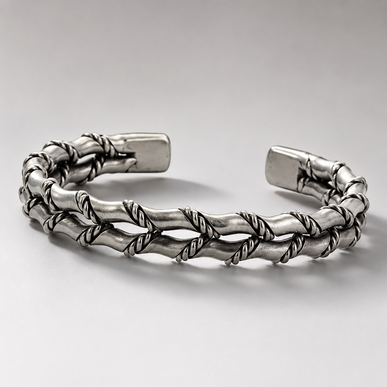 Cavallo Silver Cuff Bracelet