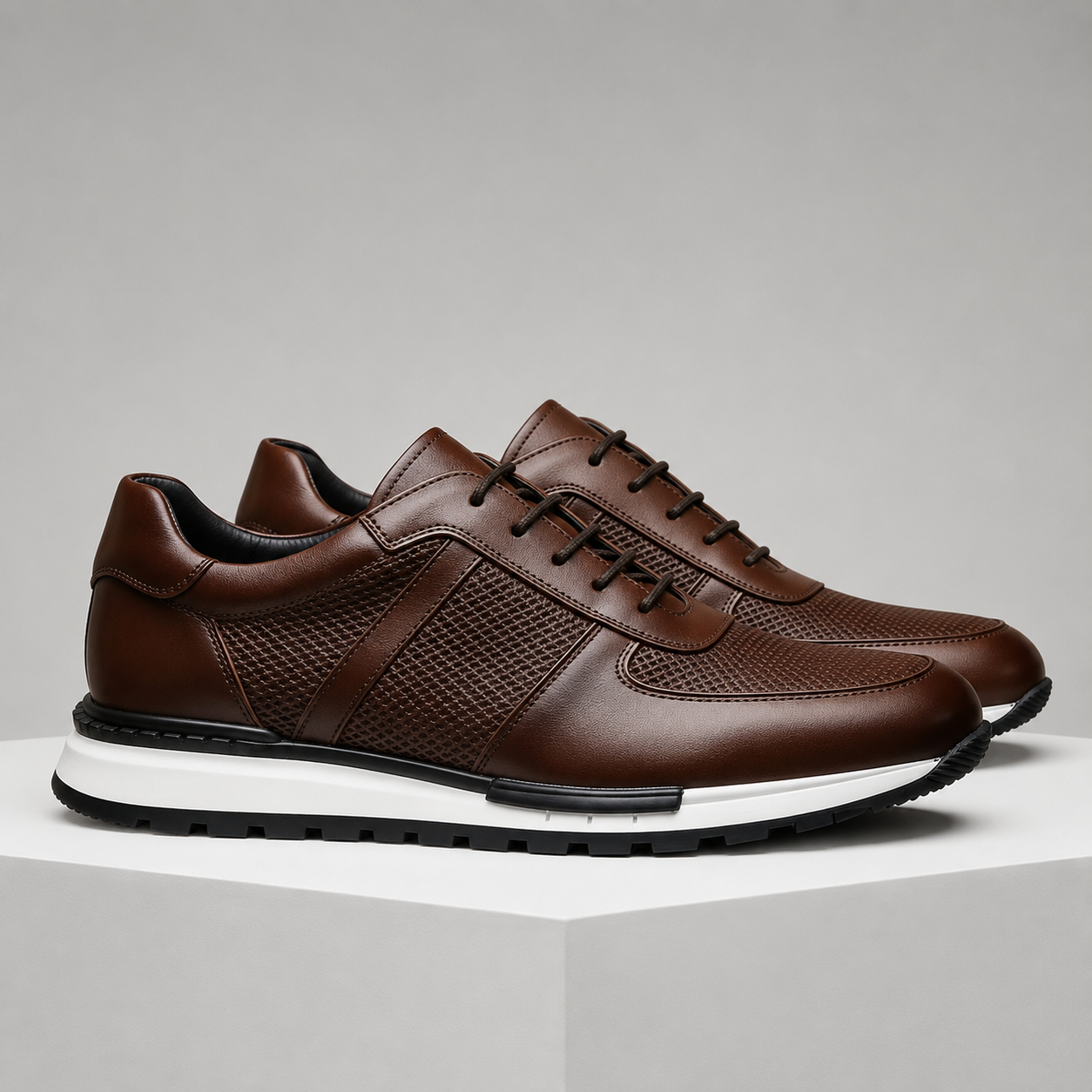 Moretti Genuine Leather Sneakers