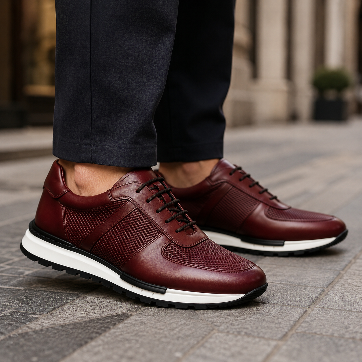 Moretti Genuine Leather Sneakers