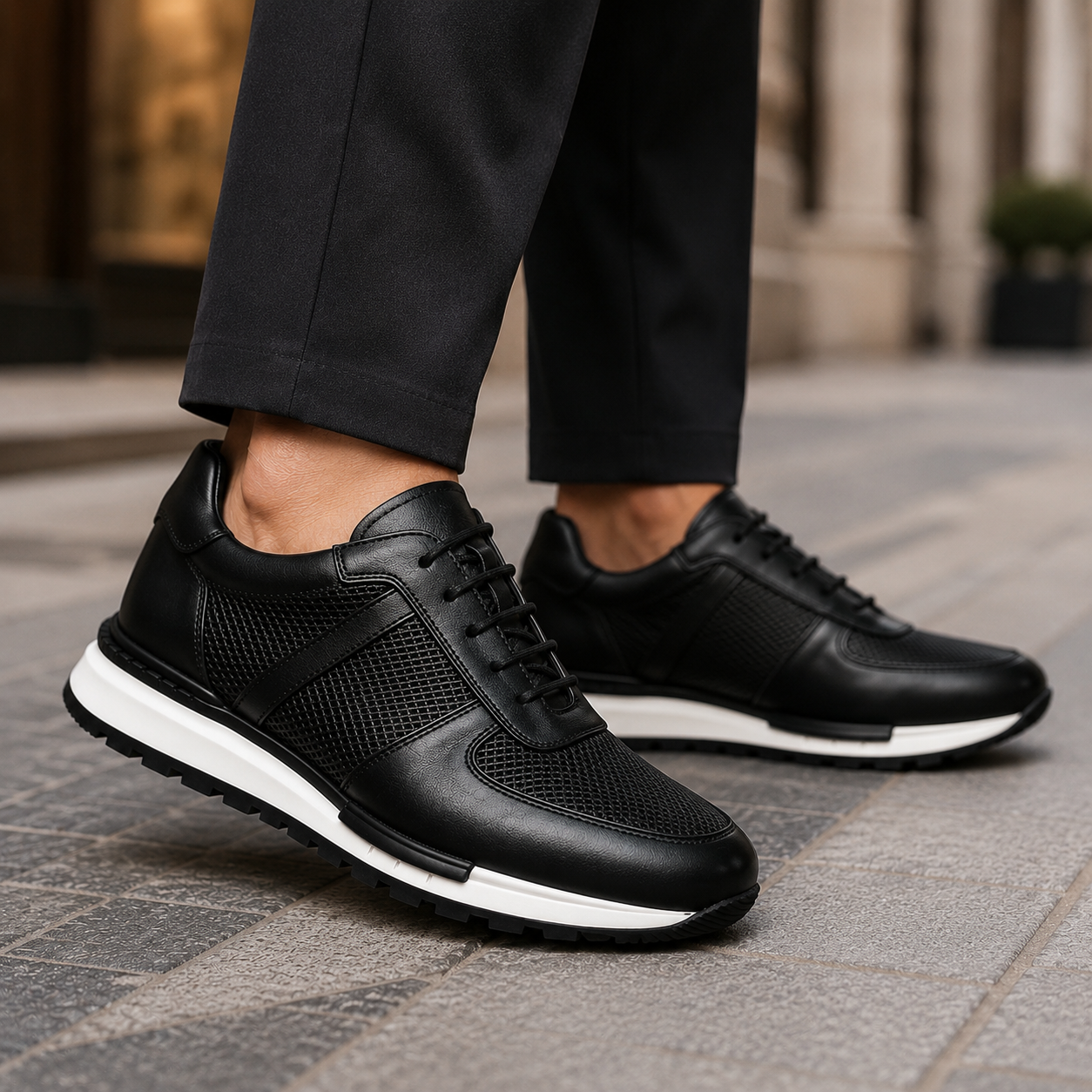 Moretti Genuine Leather Sneakers