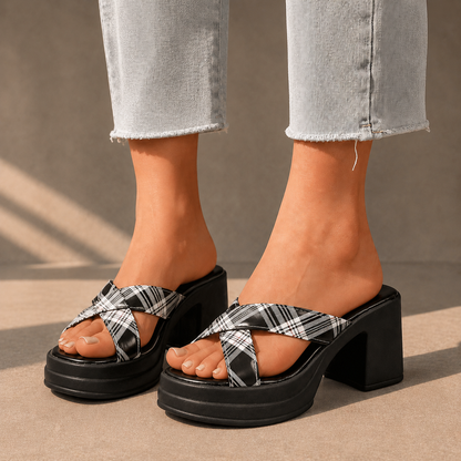 Mirella Leather Platform Sandals
