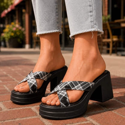 Mirella Leather Platform Sandals