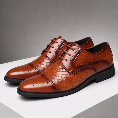 Moretti Leather Oxford Shoes