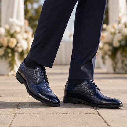 Moretti Leather Oxford Shoes