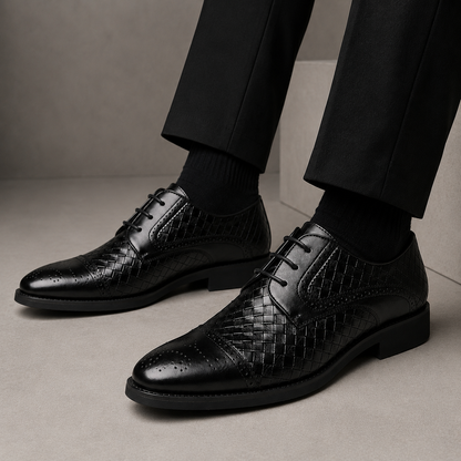 Moretti Leather Oxford Shoes