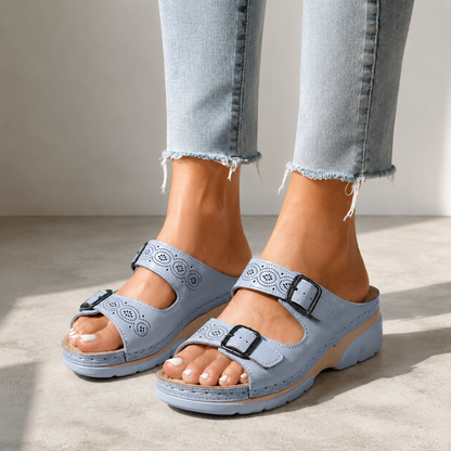 Elara Leather Orthopedic Sandals