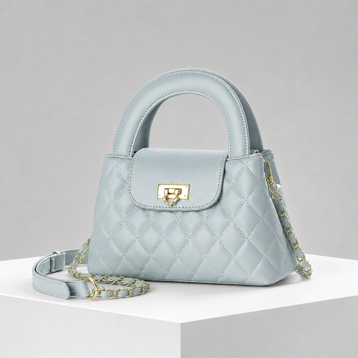 Liora Quilted Leather Handbag