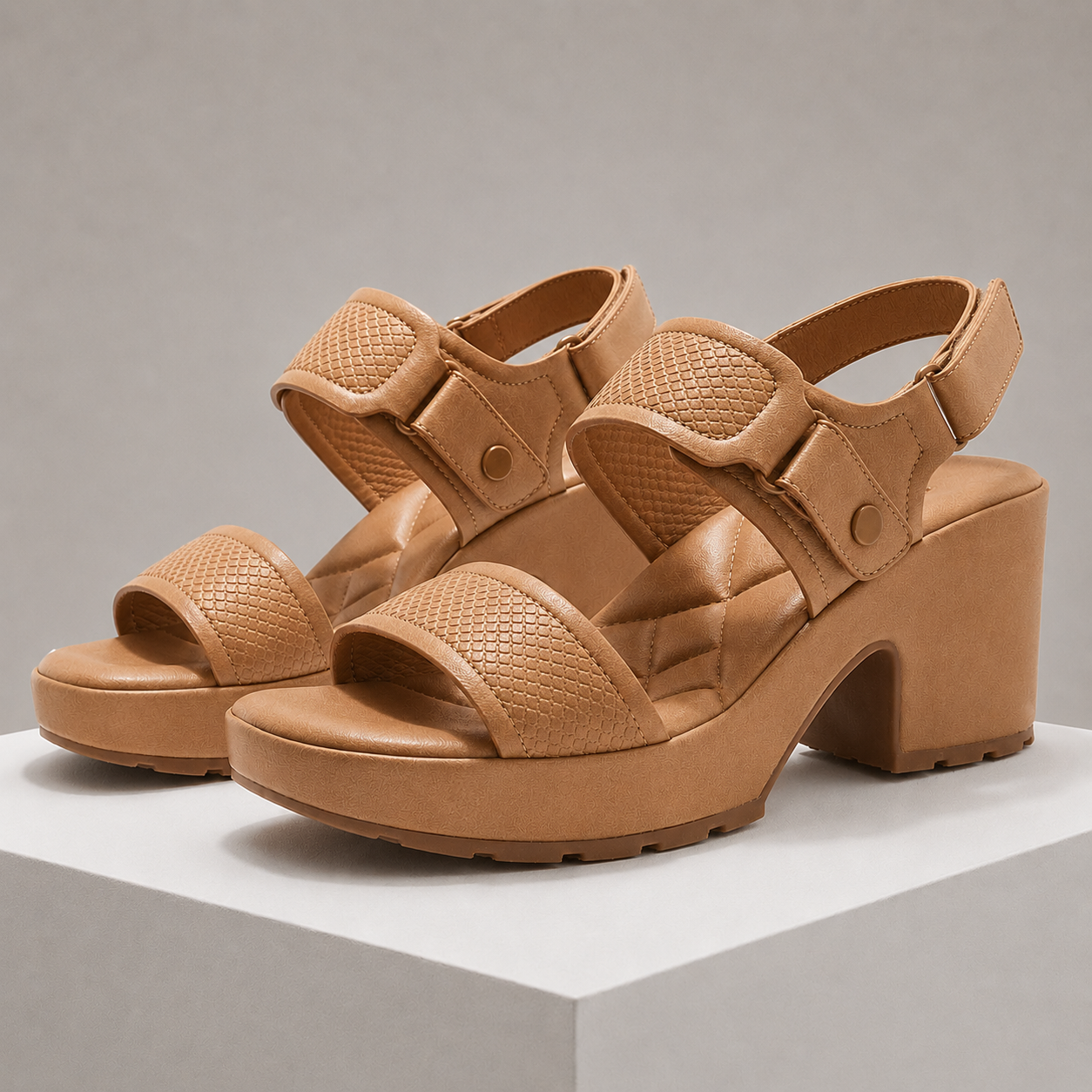 Elara Leather Orthopedic Heels