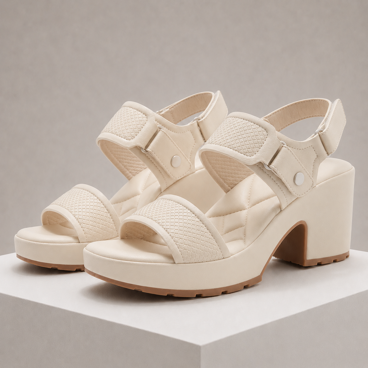Elara Leather Orthopedic Heels