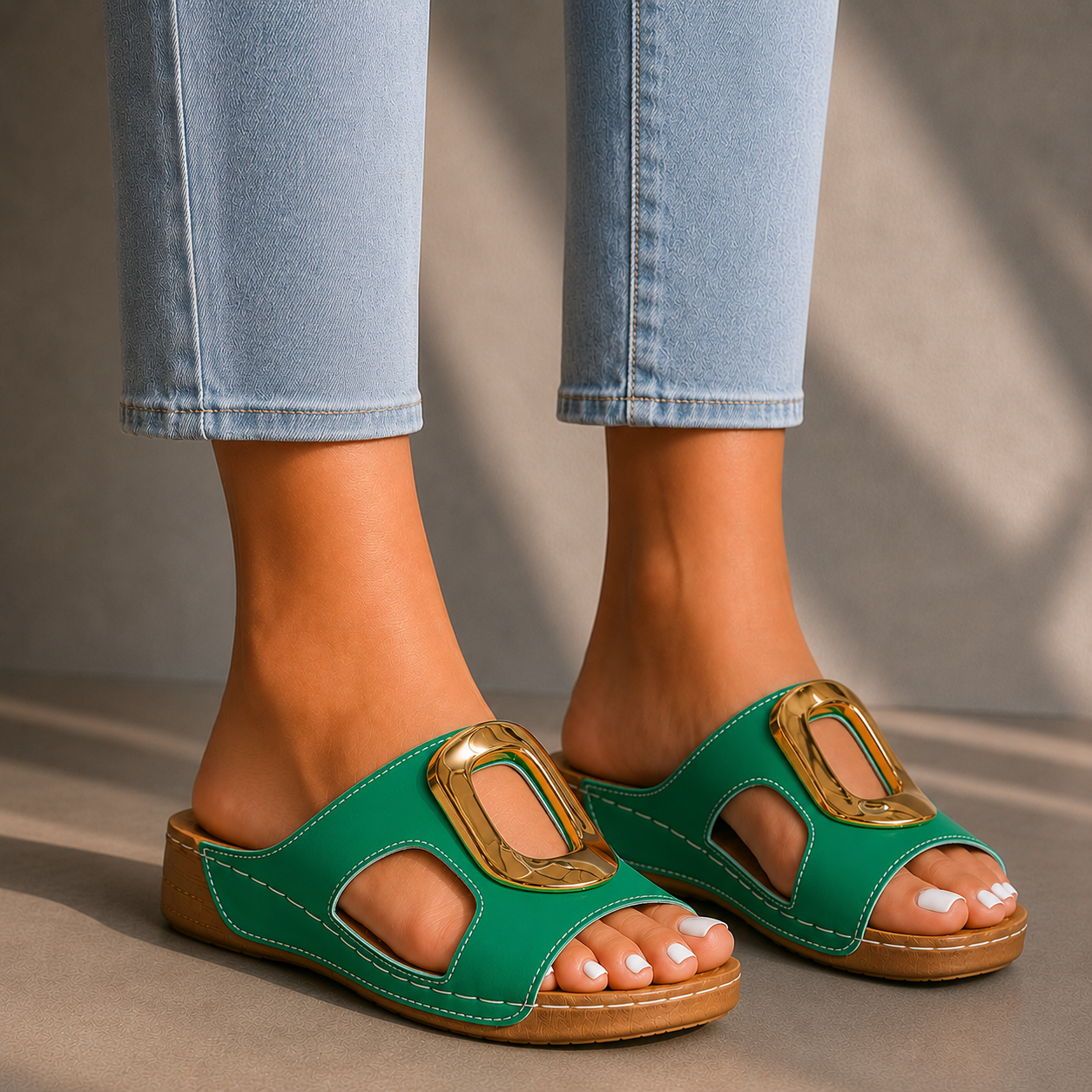 Alessia Leather Sandals
