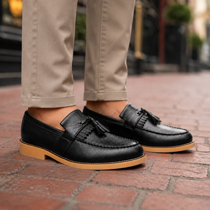 Salerno Leather Tassle Loafers