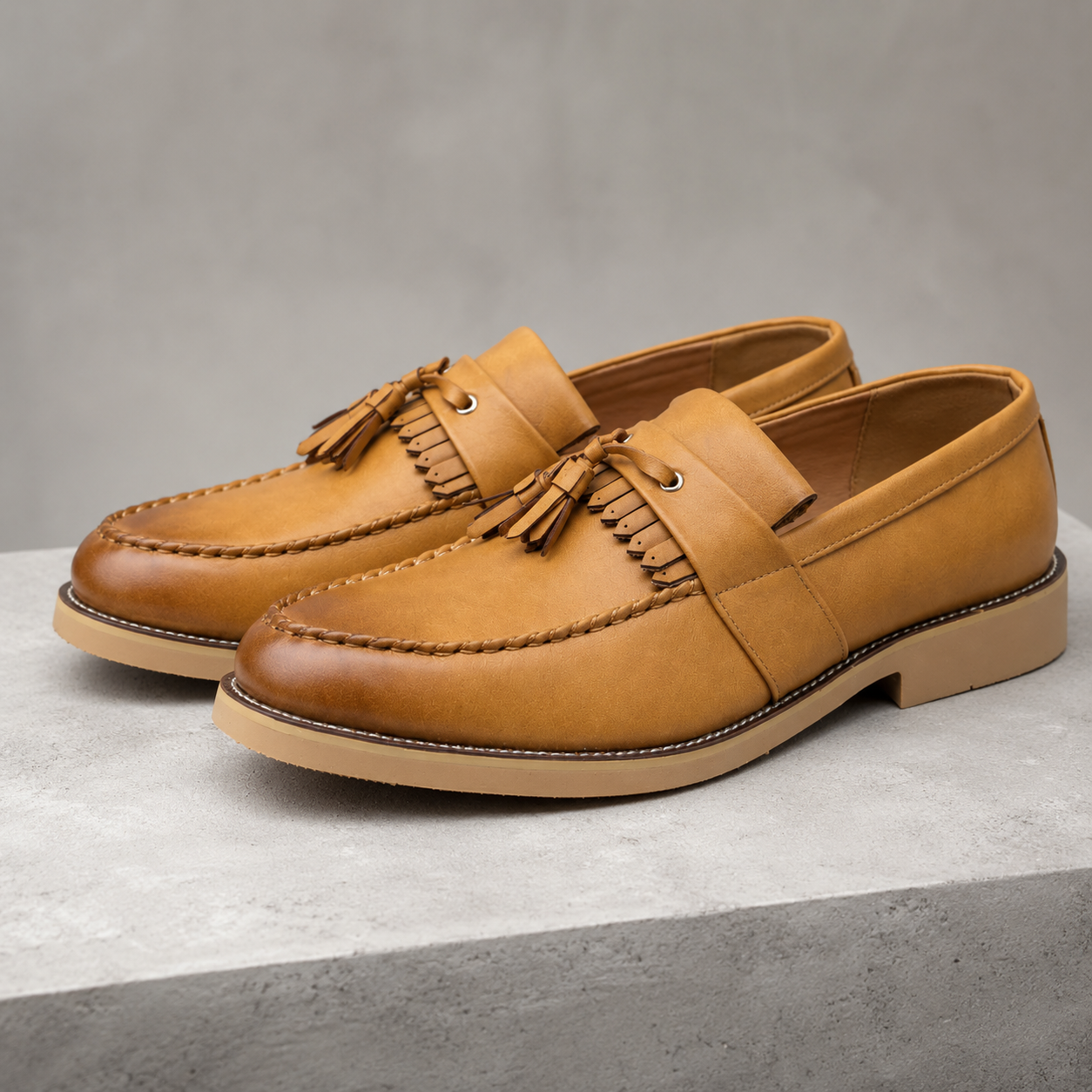 Salerno Leather Tassle Loafers