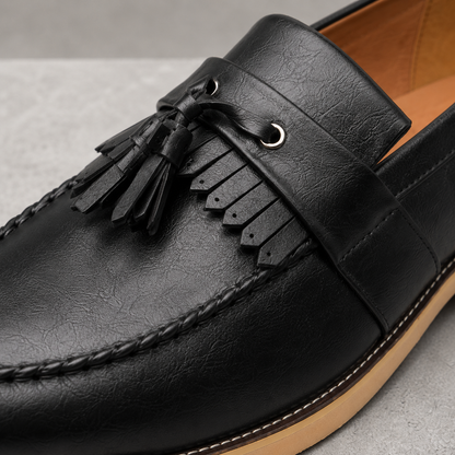 Salerno Leather Tassle Loafers
