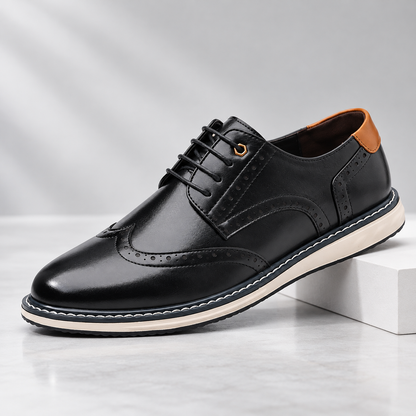 Alder Leather Brogue Shoes