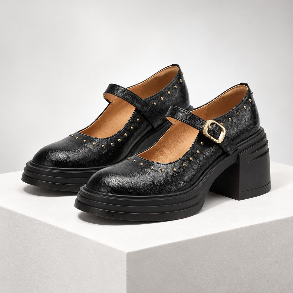 Serena Genuine Leather Mary Janes