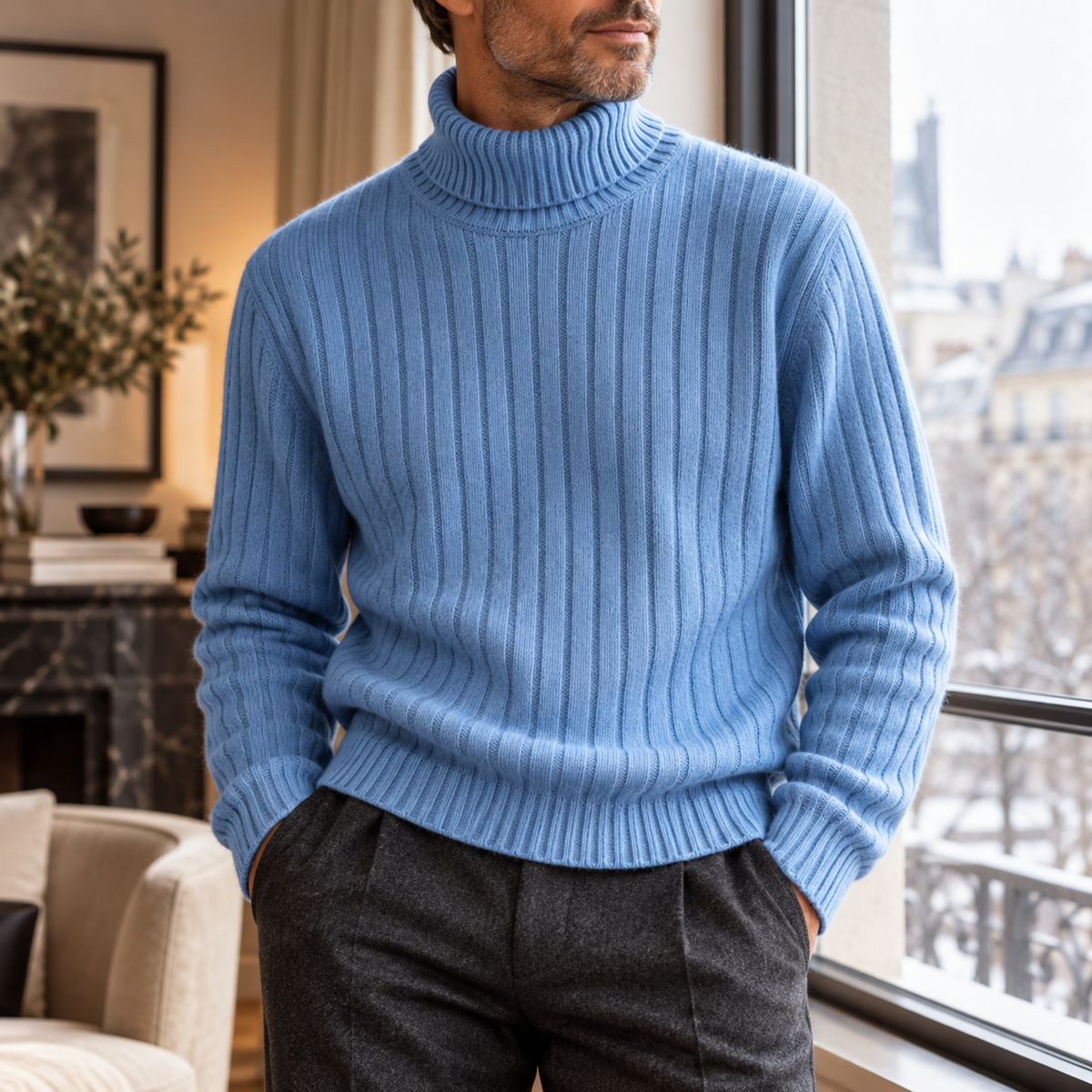 Everett Merino Wool Turtleneck