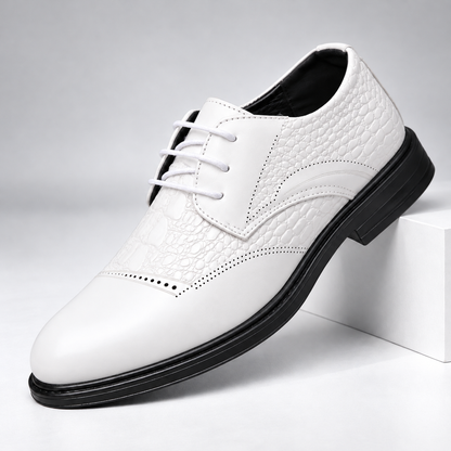 Alder Leather Croc Dress Shoes