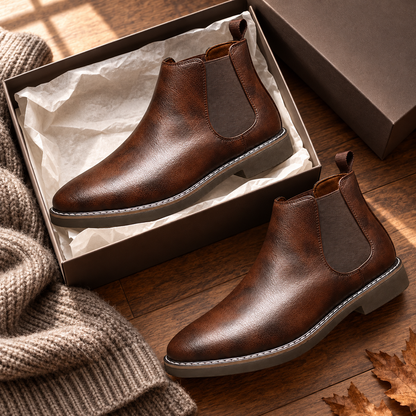 Everett Leather Chelsea Boots